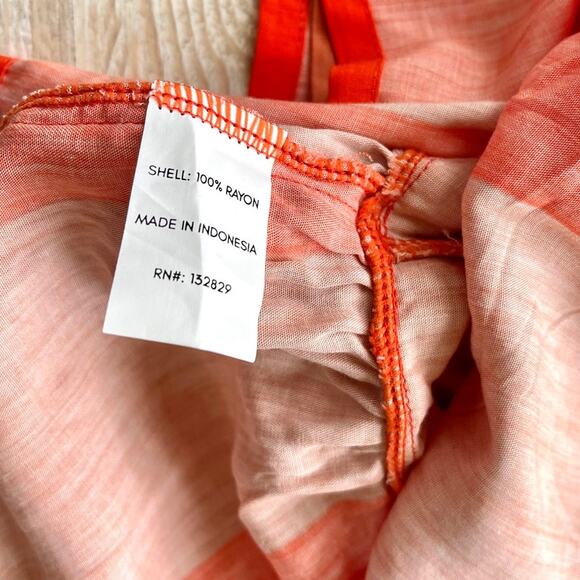 Lovers +‎ Friends Cupid Striped Mini Dress | Orange Size XS - Picture 5 of 10